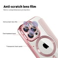 thumbnail image 2 of Flip Magnetic Case for Apple iPhone 15 Pro, Compatible with Magsafe Cards Holder Wallet Case RFID Blocking Clear Back Cover Anti-Scratch Folio Shockproof Bisiness Type Case for Women, Pink, 2 of 7