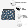 thumbnail image 5 of Kdxio Men's Boxer Briefs with Space Puppy Print - Comfortable and Breathable Underwear for Everyday Wear, 5 of 7