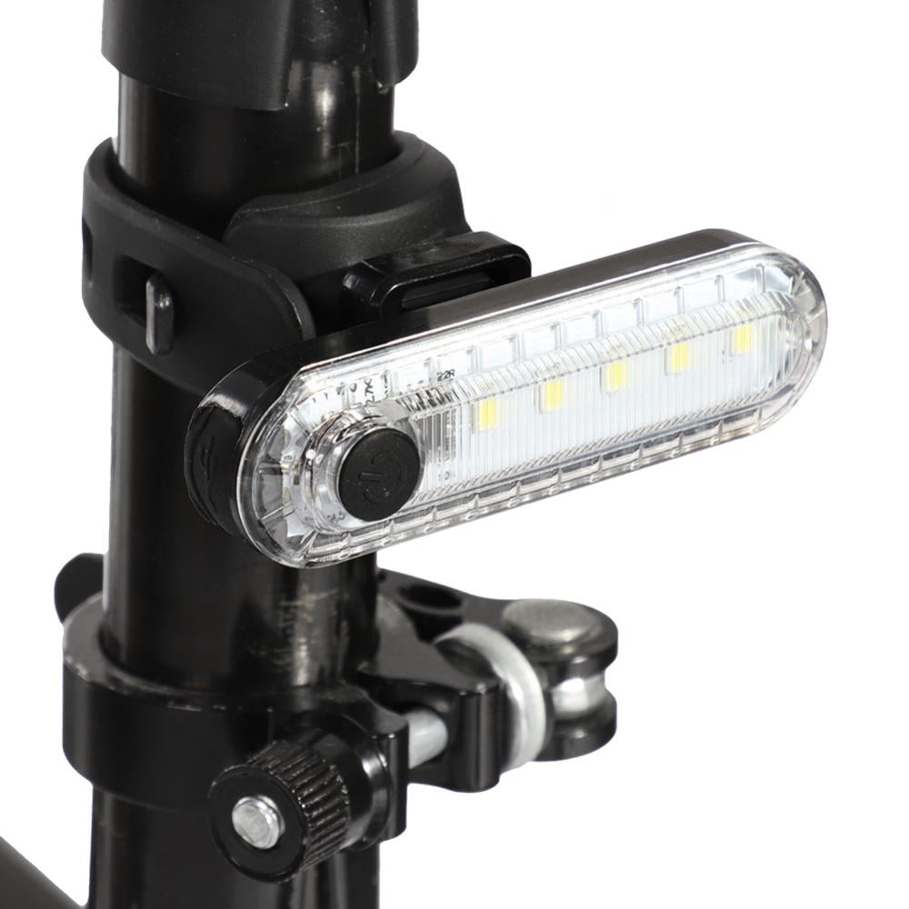 WALFRONT Outdoor COB Bike Rear Saddle Lamp Tail Safety Warning Red