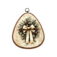 thumbnail image 2 of Vintage Christmas Wreath Wall Art Framed, Rustic Christmas Canvas Prints, Farmhouse Cozy Christmas Hanging Canvas Prints for Home Bedroom Living Room Decoration(A), 2 of 6