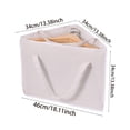 thumbnail image 3 of Coat Hanger Storage Triangle Hanger Storage Foldable Large Capacity Organizer Linen Proof With Handles For Closet Balcony Bathroom Home Textile Storage, 3 of 6