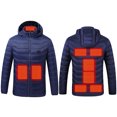 thumbnail image 2 of Sentmoon Women Jacket Mens Winter Coats Parents Christmas Gifts USB Intelligent Constant Temperature Heated Windproof Plus Size Coat for Men and Women Winter Heated Jacket Coat Fall and Winter, 2 of 7
