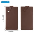 thumbnail image 2 of Uxcell PU Leather Knife Sheath Meat Cleaver Sheath Waterproof Knife Guard Deep Brown, 2 of 5