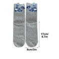 thumbnail image 2 of Cute Funny Dog Pattern Mid-Calf Socks with Balls - Breathable Cotton Blend & Stretchy Fit Novelty Socks for Women, Casual Comfortable Socks for Daily Wear Home Office School, 6.7*3in, Gray, 2 of 4