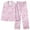 A0184-Pink, variant on CALAFEBILA Womens Silk Pajamas Set Button Down Pjs for Women Nightshirts Notch Collar Floral Print Tops with Pocket and Pants