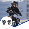 thumbnail image 2 of Greeniant Casco de motocicleta Universal portátil de estilo Vintage para mujer y hombre, cascos de media cara para Scooter, protección para la Ciclismo Negro brillante METRO, 2 of 6