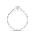 thumbnail image 2 of ANGARA Natural 0.25 Ct. Diamond Solitaire Engagement Ring in 14K White Gold for Women (Ring Size: 3.5), 2 of 11