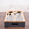 thumbnail image 4 of Wooden Desktop Snack Organizer Storage Stylish Functional Ideal For Home Keeps Snacks Supplies Tidy Easy Assembly, 4 of 5
