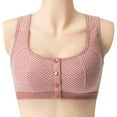thumbnail image 2 of KaLI_store Women Lingeries Women's Essentials Deep U Multi-Way Push Up Convertible Low Cut Plunge Bra Red,38/85, 2 of 4