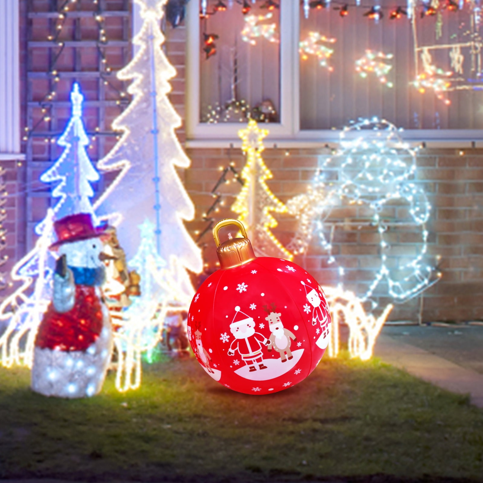 Clearance Sales,Christmas Inflatable Glowing Decoration Ball For ...