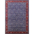 thumbnail image 1 of Ahgly Company Indoor Rectangle Mid-Century Modern Light Purple Blue Oriental Area Rugs, 5' x 7', 1 of 6