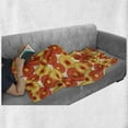 thumbnail image 6 of Orange Soft Flannel Fleece Throw Blanket, Gerbera Flowers Petals in Graphic Style Vibrant Summer Nature Design, Cozy Plush for Indoor and Outdoor Use, 50" x 70", Orange Yellow Scarlet, by Ambesonne, 6 of 6