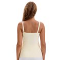 thumbnail image 2 of Unique Bargains Women's Lace Nursing Camisoles with Built-In Bra L White, 2 of 6