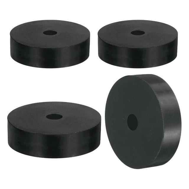 4Paquete Espaciador de Caucho Grueso, 2-3/4 Pulgadas OD x 1/2 Pulgadas ID x 9/16 Pulgadas de Grosor