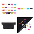thumbnail image 3 of BE-TOOL 5 Pieces Mini Silicone Anti Dust Stopper Protector for PC Laptop Notebook Phone Tablet USB Charging Port.Cover, 3 of 4