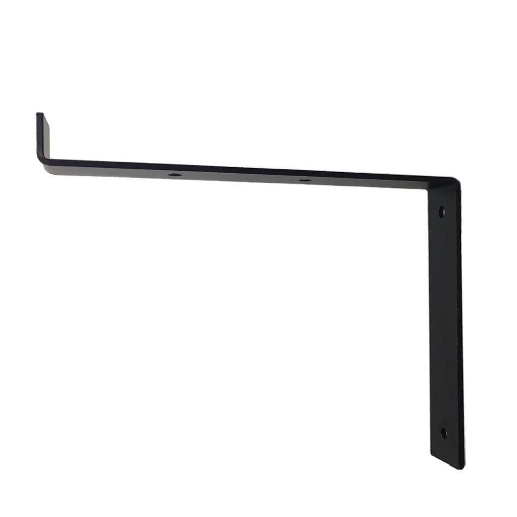 Black Scaffold Board Heavy Duty Shelf Brackets Industrial Rustic Rack