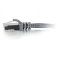 thumbnail image 3 of C2G 3ft (0.9m) Cat6 Snagless Shielded (STP) Ethernet Network Patch Cable - Gray - Patch cable - RJ-45 (M) to RJ-45 (M) - 3 ft - screened shielded twisted pair (SSTP) - CAT 6 - molded, snagless, stranded - gray, 3 of 3