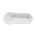 thumbnail image 3 of Cache Single Slipper, Clawfoot Soaking Acrylic Bathtub, Chrome Clawfoot, 3 of 14