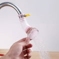 thumbnail image 3 of Rotatable Kitchen Faucet Nozzle with Clasp Water Saving Device Anti Splash Filter Flexible PP Material Easy Install 360 Degree Rotation, 3 of 8