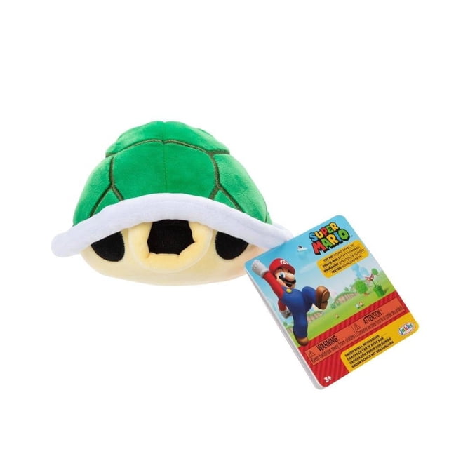Peluche con sonido Super Mario Caprazon de Tortuga Verde