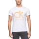 thumbnail image 1 of Calvin Klein CK Logo Camiseta gráfica para hombre, blanco, XX-Large, 1 of 1