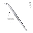 thumbnail image 2 of Pinzas triangulares para chef y barbacoa, 15 cm, acero inoxidable, 2 of 2