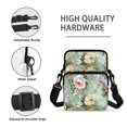 thumbnail image 7 of POLERO Crossbody Bags Vintage Floral Design Portable Crossbody Purse for Running, Polyester Double Deck Shoulder Bags, 7 of 7