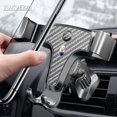 thumbnail image 3 of Support de Voiture en Fibre de Carbone pour Maserati, Angle Réglable, Support Mobile pour Téléphone Intelligent, Support GPS, Support de Ventilation Auto, 3 of 10