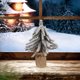 thumbnail image 4 of Decoraciones Del Árbol de Navidad, White Mini Snowflake Christmas Tree Ornament 22cm para la Pantalla de la Ventana de la Barra de Escritorio, Pe Y Paño, Pequeños Suministros Festivos Del Árbol de Nav, 4 of 7