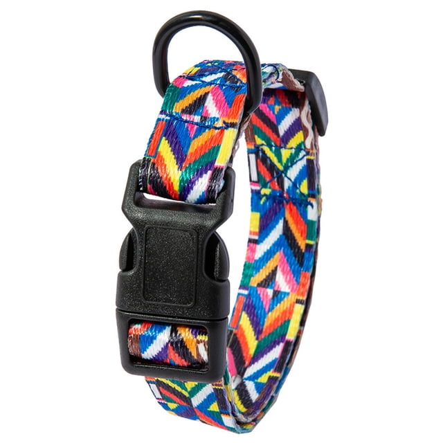 Collar de perro con patrón, adecuado para perros pequeños y medianos, collar tejido de lujo, adecuado para perros