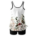 thumbnail image 6 of Kinrui Womens Tankinis Two Piece Tummy Control Swimsuit Modest Bathing Suit Swim Tankini Tops with Boy Shorts Swimwear 2026 White,M, 6 of 6