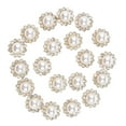 thumbnail image 2 of 40 Pieces Flatback Embellishment Buttons Faux Pear Flower Wedding Accessories, 2 of 6