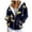 Navy, variant on GEWSEY Women Butterfly Graphic Hoodies Y2K Full Zip Up Long Sleeve Fall Sweatshirts Drawstring Jackets (White, 3XL)