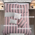 thumbnail image 3 of Juego de Ropa de Cama Reversible Juicy Couture Cabana Stripe Queen, 3 of 7