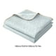 thumbnail image 3 of Colcha tejida fresca de verano para dormitorio o casa | Toque fresco doble cara | Poliéster ligero | 180x200 cm | Lavable a máquina | Para sudoración nocturna y personas que duermen calientes | Azul, 3 of 6