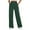 p-Green427, variant on Hifoo Women's Casual Pants High Waisted Loose Fit Straight Leg Joggers Elastic Waistband Drawstring Pocket Sweatpants For Daily Wear Trousers Leisure Solid Color Slacks