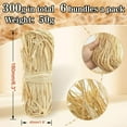 thumbnail image 2 of MesaSe 3 Bundles Raffia Ribbon for Flower Rustic Ribbon Straw Bale Basket Weaving Supplies, 2 of 6