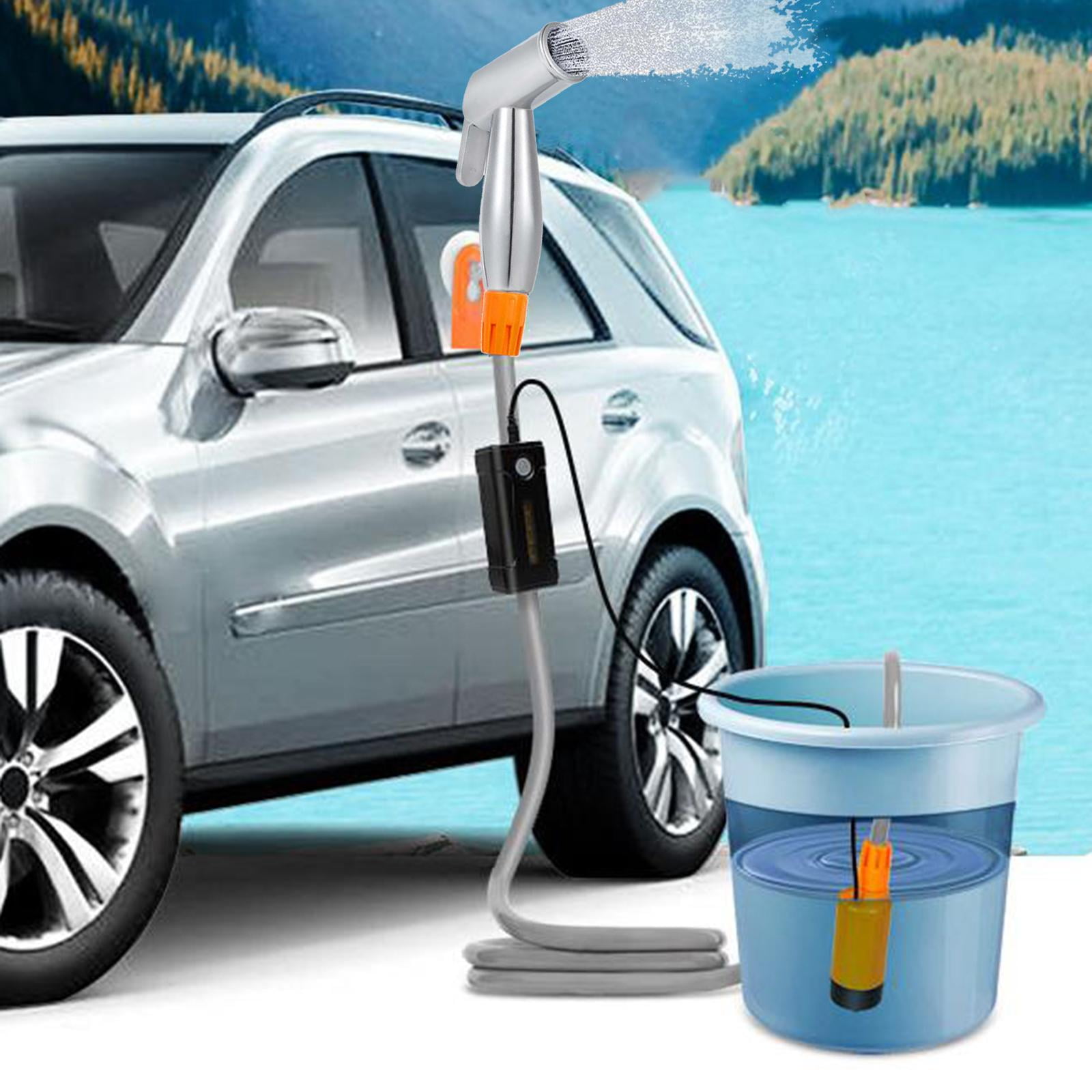 Colaxi Camping Shower Compact Portable Shower for Backpacking Traveling Car Washing
