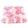 thumbnail image 4 of Denest 12-Pack Artificial Flower Wall Panels 24" x 16" Pink&Yellow&White Wedding Decor, 4 of 12