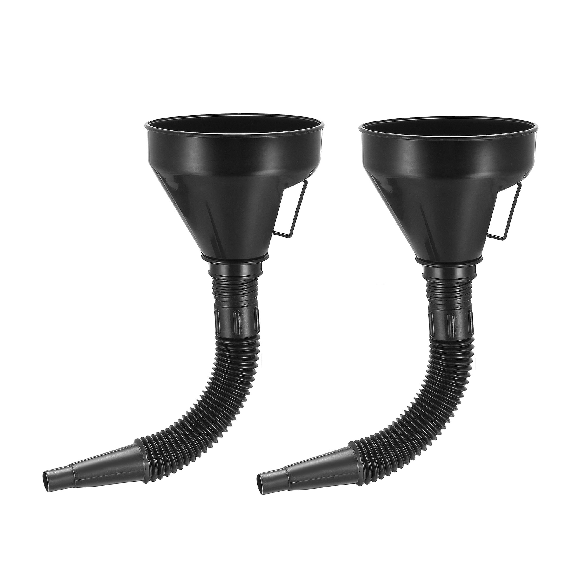 Filter Funnel 5.3" Plastic Feul Funnel with Tube Black for Petrol