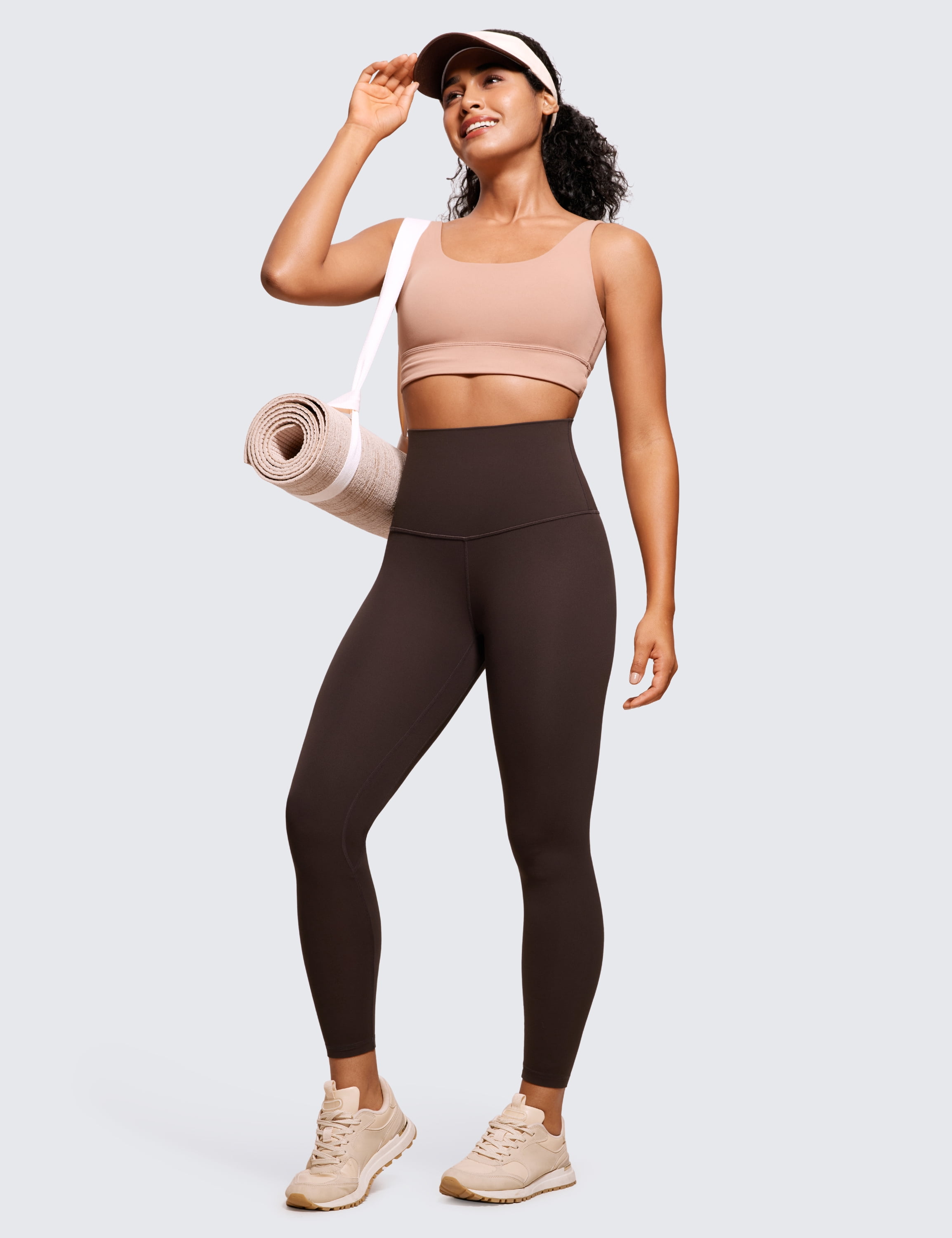 CRZ YOGA Super High Waisted Butterluxe Yoga Pants 25 Inches Workout Leggings for Women