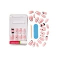 thumbnail image 5 of KISS Voguish Fantasy Glow in the Dark, Press On Nails, Lion Tamers, Pink, Medium Coffin, 28 Count, 5 of 9
