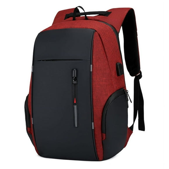 Mochila Blaxill para útiles escolares, mochila para hombre de 15.6 pulgadas con carga USB, bolso informal para computadora portátil, liquidación de negocios.