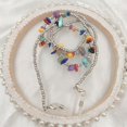 thumbnail image 5 of Cadena para gafas con cuentas, cordón de piedra de color azul, gafas de lectura, cadena a juego, color de cadena colgante a la moda, 5 of 5