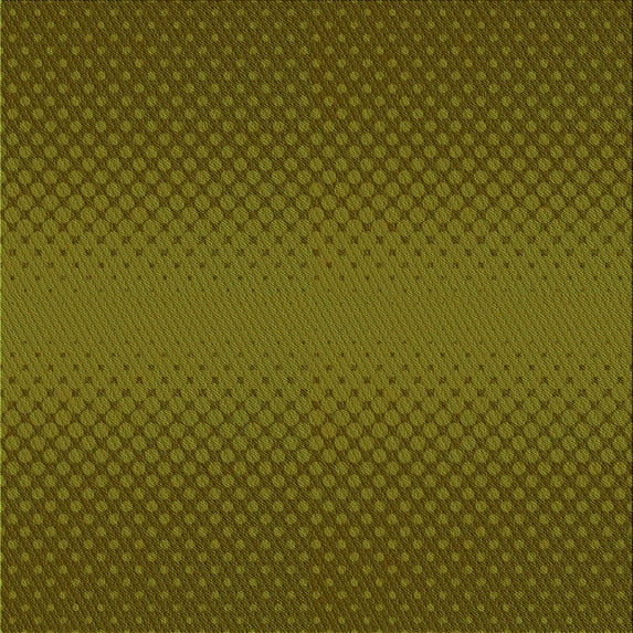Ahgly Company Machine Washable Indoor Square Transitional Dark Yellow Green Area Rugs, 4' Square