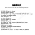 thumbnail image 2 of CMX Front Rear Ceramic Brake Pads Kit for Car Audi Q5 A4 Quattro A5 S4 S5 allroad KCX-100140, 2 of 9