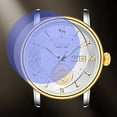 thumbnail image 4 of GUANQIN Relief Auspicious Tiger Inlaid Diamond Dial Automatic Self-Winding Mechanical Men Wrist Watch Business Stainless Steel Sapphire Crystal Waterproof Clock Luminous Day Date, 4 of 7