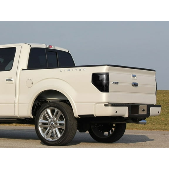 Rvinyl Tail Light Tint Covers Compatible with Ford F-150 2009-2014 - Blackout Smoke