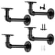 thumbnail image 1 of Soportes para estantes de tuberías industriales para tablero de 8, 10, 12 y 14 pulgadas, hierro, soporte para estante flotante para tubos en L, soportes para estanterías de metal resistente para estan, 1 of 3