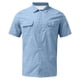 thumbnail image 4 of Men's Solid Color Cuban Collar Casual Short Sleeved Imitation Cotton Linen Men's Large Shirt 4XL, 4 of 5